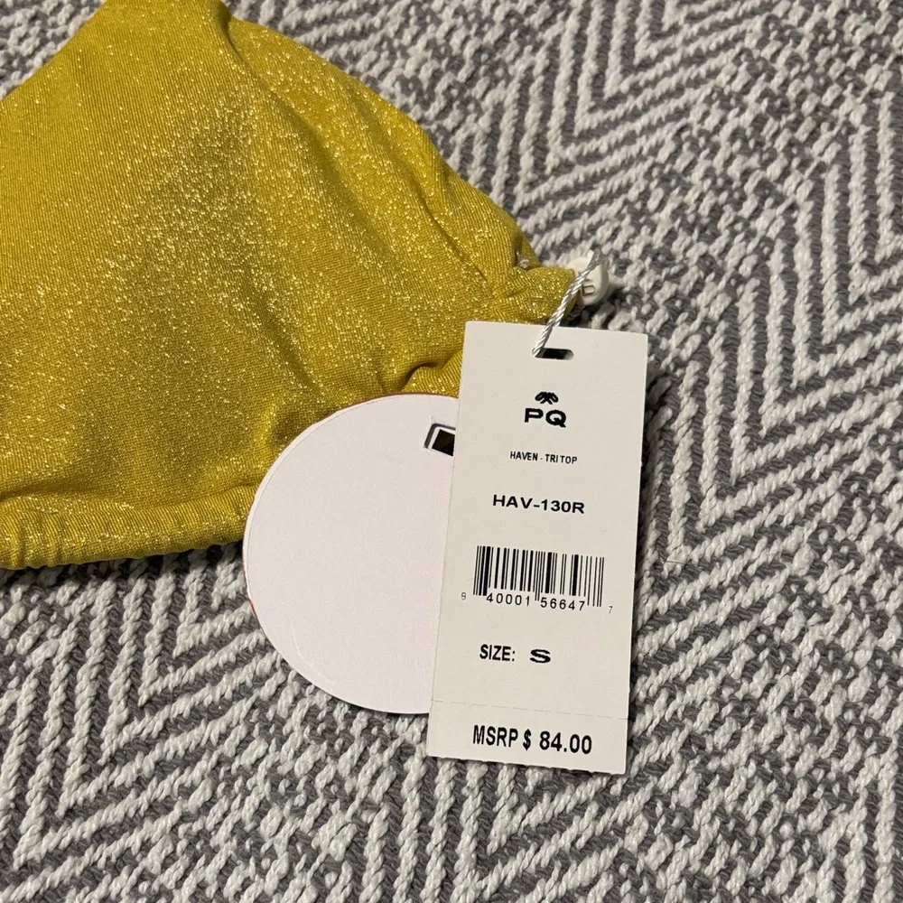 PQ Swim Gold Bikini Top - Picture 2 of 4